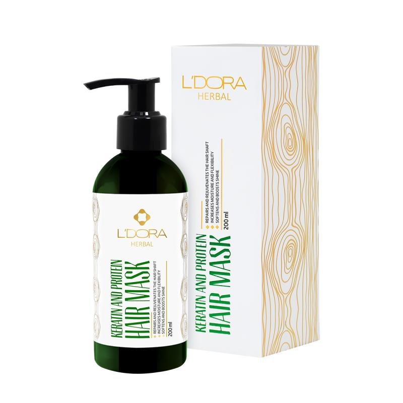 KERATIN AND PROTEIN HAIR MASK, 200 ml - Image 3