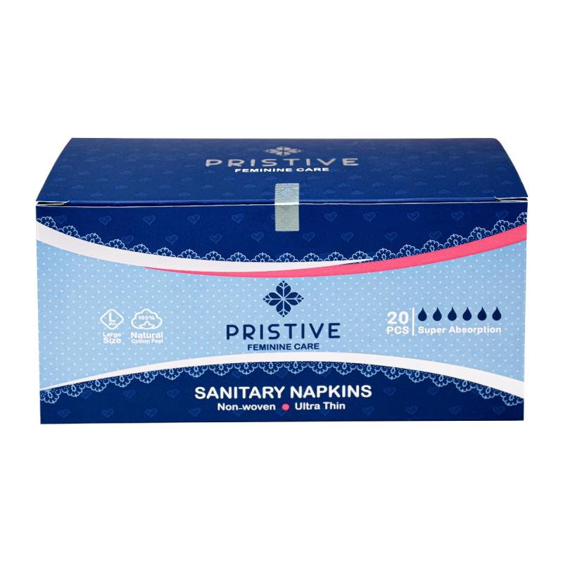 ULTRA-THIN SANITARY NAPKINS, LARGE, 20 PCS
