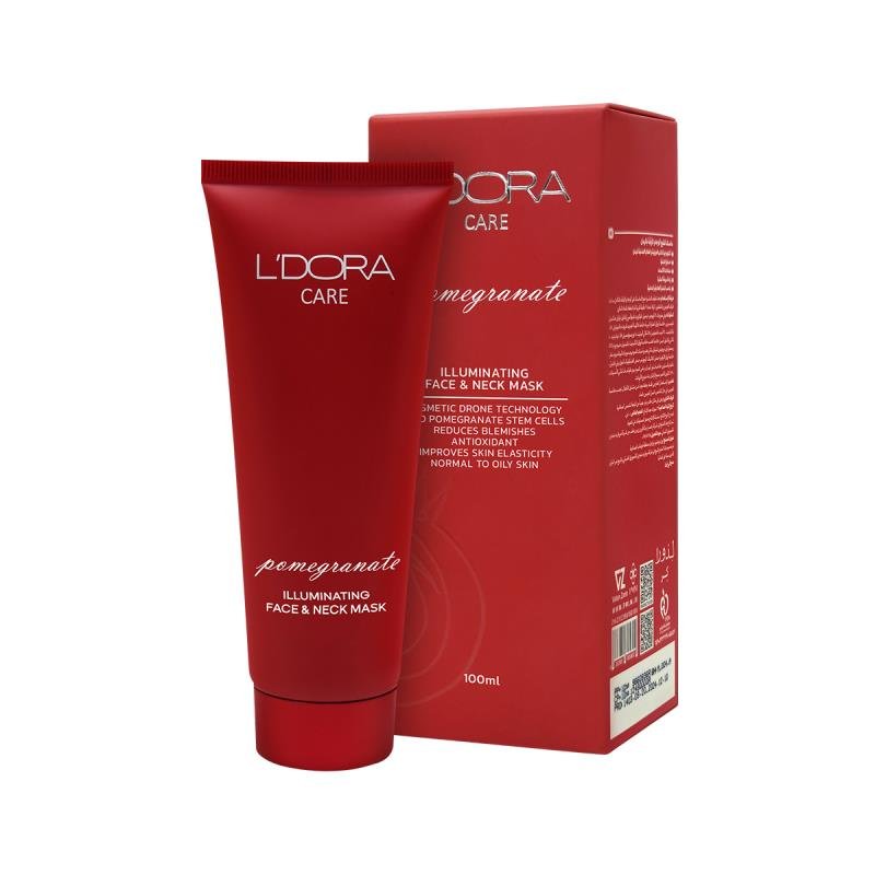 POMEGRANATE ILLUMINATING FACE & NECK MASK, ALL SKIN TYPES - Image 3