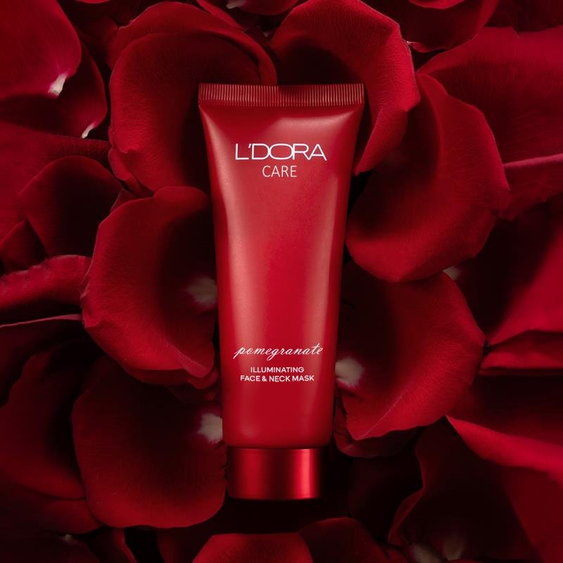 POMEGRANATE ILLUMINATING FACE & NECK MASK, ALL SKIN TYPES - Image 2
