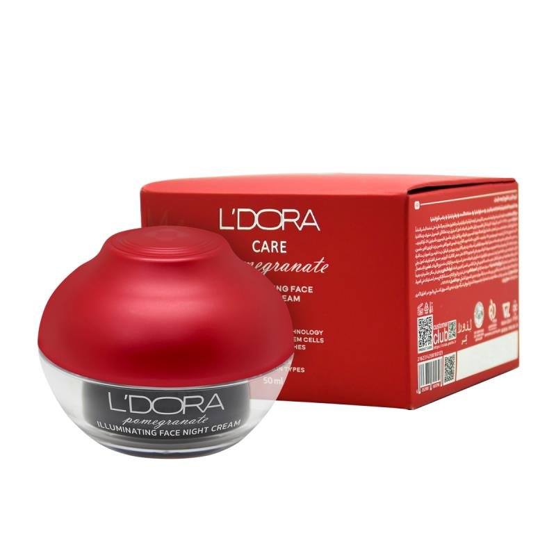 POMEGRANATE ILLUMINATING FACE & NECK NIGHT CREAM, ALL SKIN TYPES - Image 3