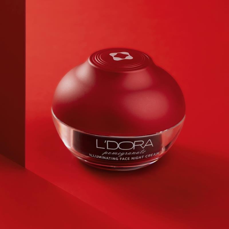 POMEGRANATE ILLUMINATING FACE & NECK NIGHT CREAM, ALL SKIN TYPES - Image 2