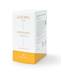 SPIRULINA HYDROGEL POWDER MASK CONTAINING EGG WHITE AND Q10