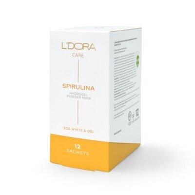 SPIRULINA HYDROGEL POWDER MASK CONTAINING EGG WHITE AND Q10