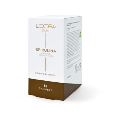 SPIRULINA HYDROGEL POWDER MASK CONTAINING CASEIN (MILK PROTEIN) AND FLAXSEED
